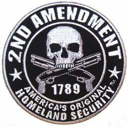 Wholesale HOME LAND SECURITY 2ND AMENDMENT 4 INCH PATCH (Sold by the piece)