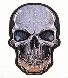 Wholesale HARD CORE SKULL PATCH (Sold by the piece)