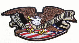 Wholesale RIGHT TO BEAR ARMS PATCH (Sold by the piece)