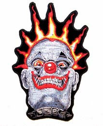 Wholesale FIRE CLOWN PATCH (Sold by the piece)