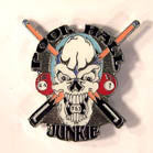 Wholesale POOL HALL JUNKIE HAT / JACKET PIN (Sold by the dozen)