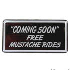 Wholesale MUSTACHE RIDES HAT / JACKET PIN  (Sold by the piece)