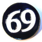 Wholesale ROUND SIXTY NINE HAT / JACKET PIN  (Sold by the dozen)