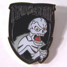 Wholesale BAD TO THE BONE SKELETON HAT / JACKET PIN (Sold by the piece)