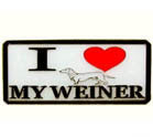 Wholesale I LOVE MY WEINER HAT / JACKET PIN (Sold by the piece)