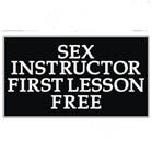 Wholesale SEX INSTRUCTOR HAT / JACKET PIN (Sold by the piece)