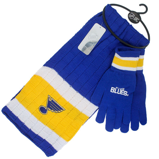 Wholesale St. Louis Blues Scarf & Gloves Set