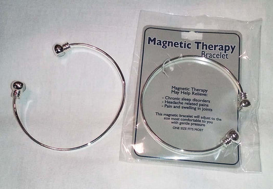 Wholesale MAGNETIC GOLD OR SILVER BANGLE BRACELETS (Sold by the piece or dozen) - CLOSEOUT $ 1.50 EA