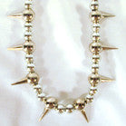 Buy SPIKED BALL CHAIN 18 INCH NECKLACE (Sold by the dozen) *- CLOSEOUT ONLY $ 1 EACHBulk Price
