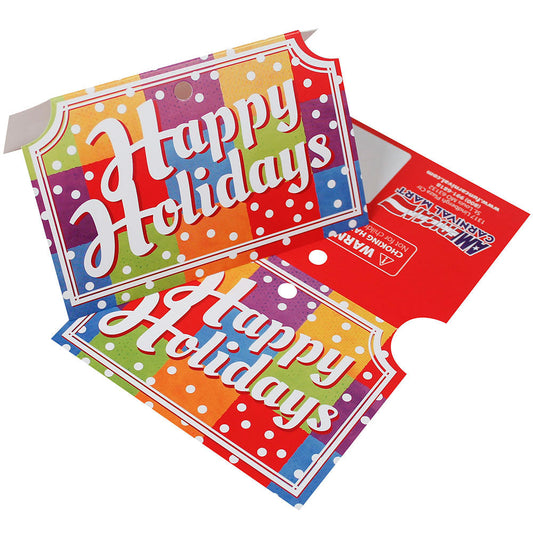 Wholesale Happy Holidays Stocking Header Cards