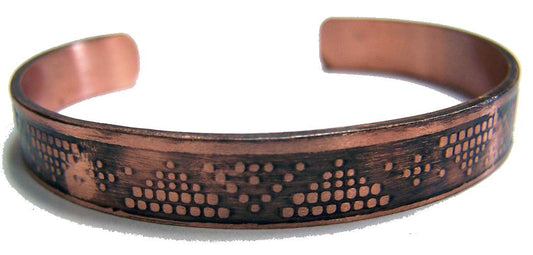 Wholesale PURE COPPER 22 gram NATIVE STYLE #S CUFF BRACELET ( sold by the piece )