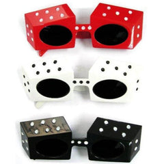 New Cube Dice Party Glasses - Assorted Colors - Sold by Piece or Dozen