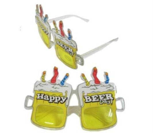 Buy HAPPY BEER DAY PARTY GLASSES *- CLOSEOUT $ 1 EABulk Price