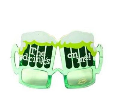 Buy THE DRINKS BEERS ON ME PARTY GLASSES*- CLOSEOUT NOW $ $0.50Bulk Price