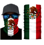 Wholesale MEXICO FLAG SEAMLESS BANDANA FACE COVER TUBE MULTIFUNCTION MASK WRAPS