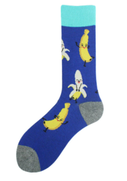 Wholesale BANANA Unisex Crew Socks  (sold by the pair)