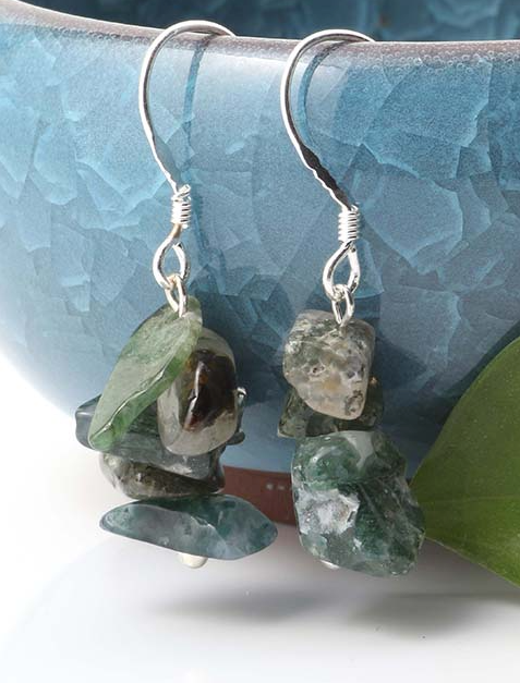Wholesale JASPER STONE EARRINGS (sold by the pair)