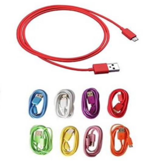 Wholesale Long Micro USB Phone Charging Cable | Sync Wire Data Transfer USB Cable ( sold by the PIECE OR bag of 10 pieces )