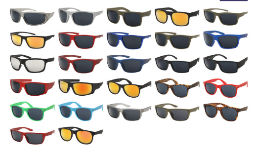 Buy SPORT MIX TRENDY MEN'S ASSORTED UV400 SUNGLASSES (Sold by the 6 PC OR 12 PC LOT)Bulk Price