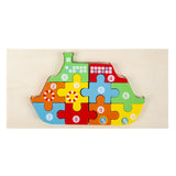 Jigsaw Wood Puzzles Toy For Kids - Assorted