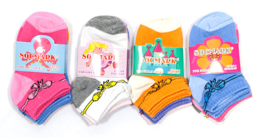 Casual Socks For Little Girls - Assorted Bulk