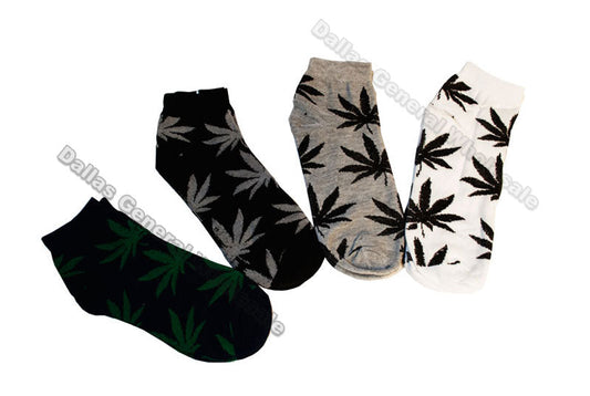 Bulk Buy Men Marijuana Thin Ankle Socks Wholesale