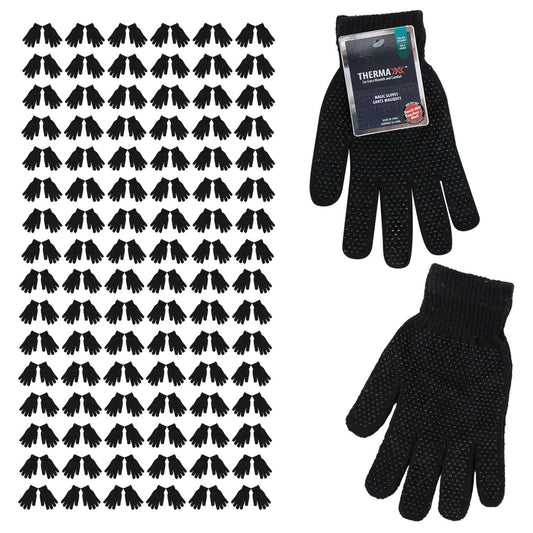 Buy Unisex Wholesale Magic Gloves in Black - Bulk Case of 96 Pairs