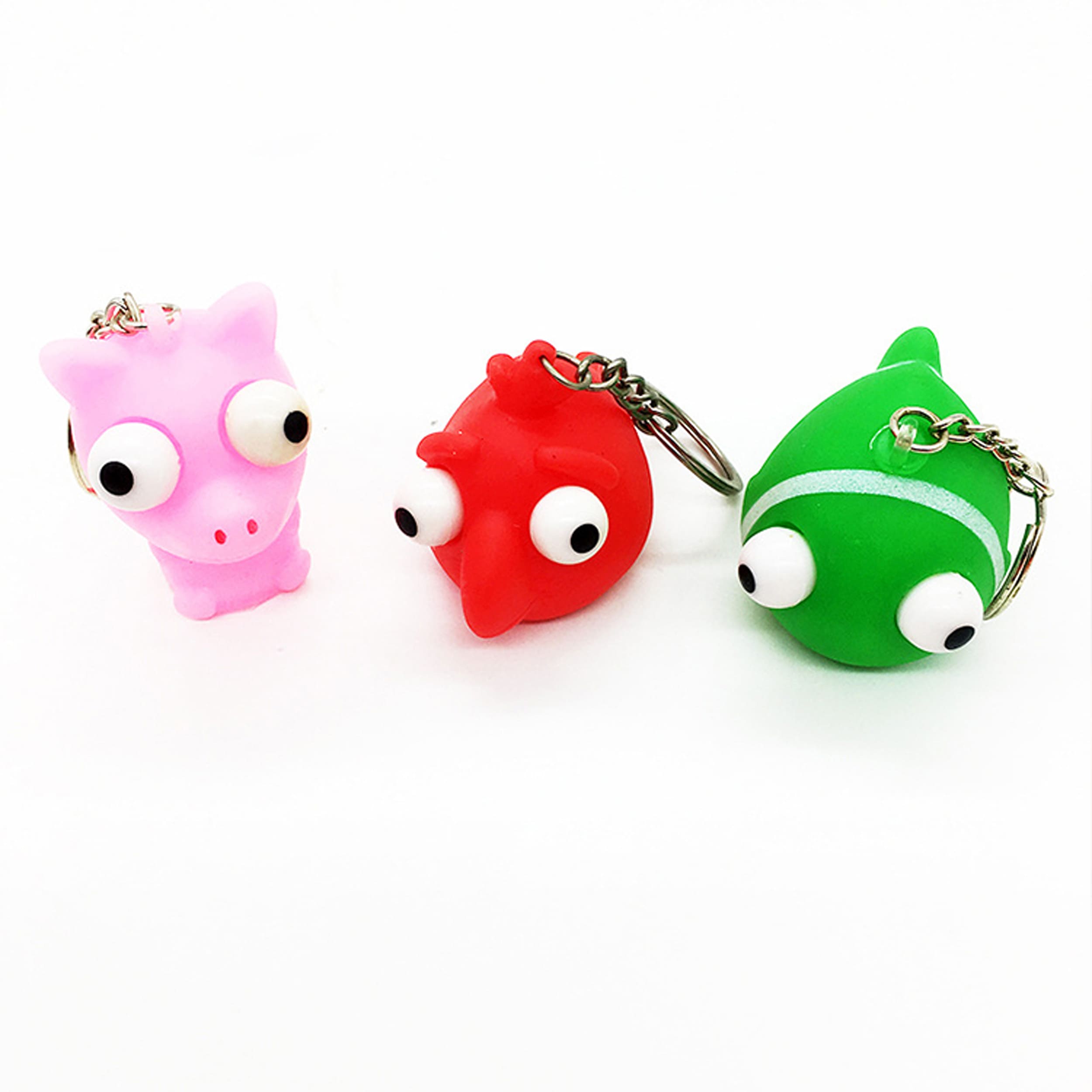Pop Eye Animals Squishy Keychains