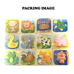 Jigsaw Wood Puzzles Set For Toddlers