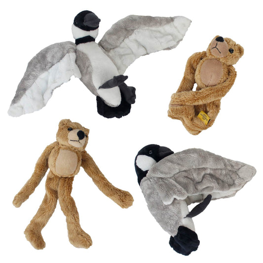Wild Animal Soft Plush Clingers Toys In Bulk- Assorted