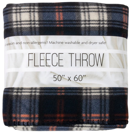 Wholesale Plaid Fleece Blankets 50" x 60