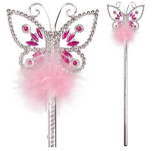Buy JEWEL & FEATHER BUTTERFLY WANDS ** attach label Bulk Price