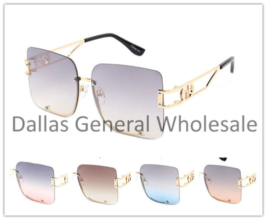 Bulk Buy Ladies Metal Frameless Sunglasses Wholesale