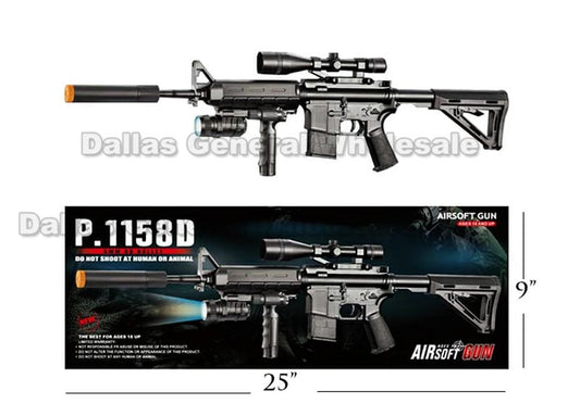 Bulk Buy Airsoft BB Machine Guns w/ Flash Light Wholesale
