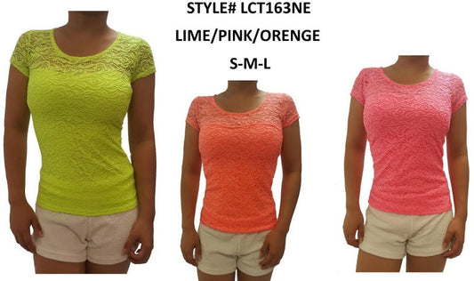 Ladies Fashion Lace Blouses Wholesale