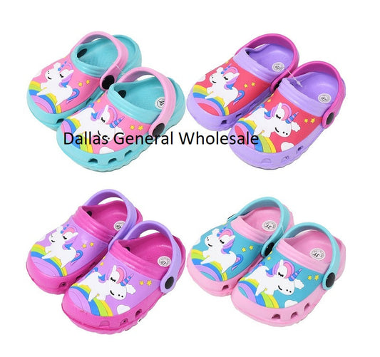 Bulk Buy Little Girls Unicorn Sandals Wholesale