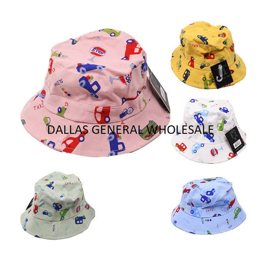 Bulk Buy Kids Adorable Taxi Bucket Hats Wholesale