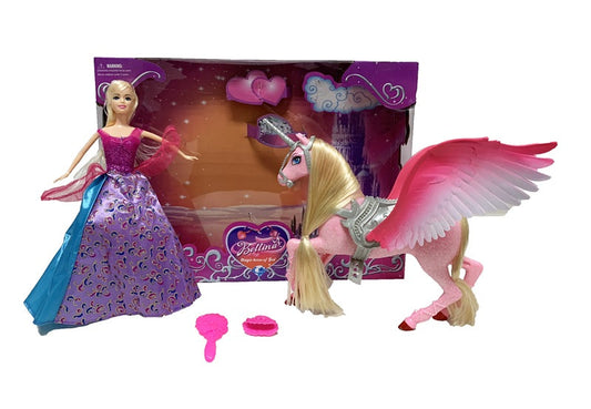 Princess with Unicorn Play Set Wholesale