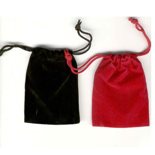 Buy LARGE 4 INCH DRAW STRING VELVET BAGS (Sold by the dozen- 100PC LOT BY color *- CLOSEOUT 25 CENT EA Bulk Price