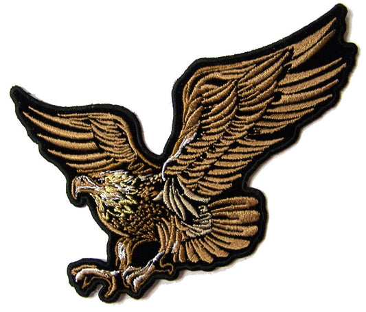 Wholesale EAGLE IN FLIGHT 5 INCH EMBROIDERED PATCH ( sold by the piece )