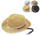 Wholesale KIDS STRAW COWBOY HATS WITH BEADED HAT BAND (Sold by the dozen) *- CLOSEOUT $2 EA