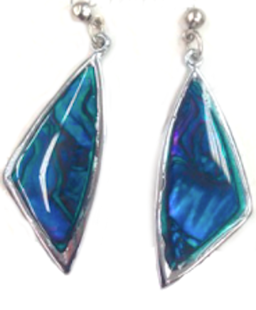 Buy WING SHAPED PAUA SHELL EARRINGS ( sold by the pair)Bulk Price