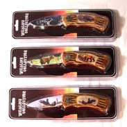 Wholesale COLLECTOR WILD ANIMAL KNIVES (Sold by the piece)