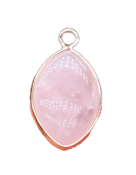 Buy ROSE QUARTZ CRYSTAL OVAL PENDANT (sold by the piece or on chain)Bulk Price