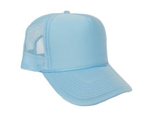 Buy Polyester Foam Front 5-Panel Trucker Hats