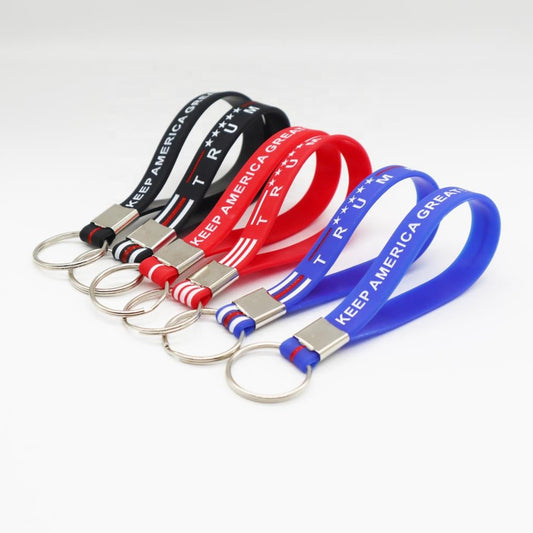 Buy Trump Silicone Bangle Key Chain Bracelet ( sold by the piece, 3 pack or dozen Bulk Price