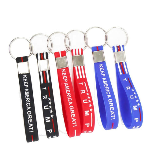 Buy Trump Silicone Bangle Key Chain Bracelet ( sold by the piece, 3 pack or dozenBulk Price