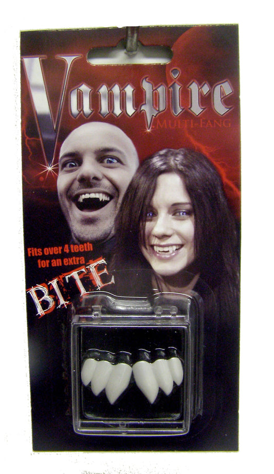 Wholesale PROFESSIONAL VAMPIRE TRIPLE FANGS TEETH (Sold by the piece) * CLOSEOUT * NOW ONLY $2.50