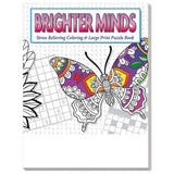 Adult Coloring and Large Print Puzzle Book In Bulk