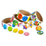 Sticker Roll Assortment In Bulk (1 unit=10 roll=100stickers)